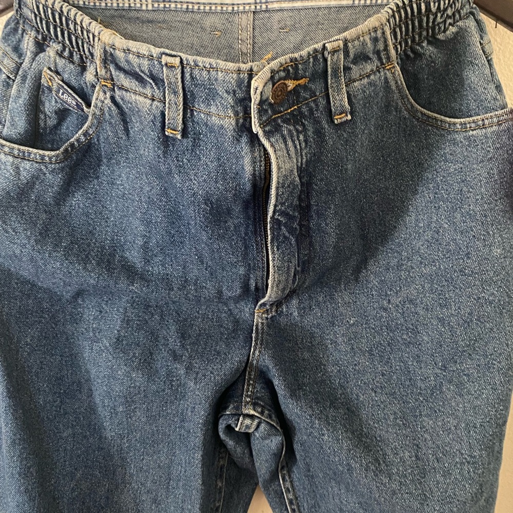 Vintage Lee Mom Jeans Side Elastic